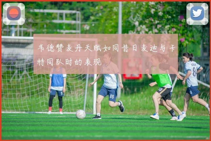 韦德赞麦丹天赋如同昔日麦迪与卡特同队时的表现